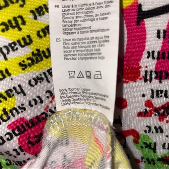 Graffiti Print Summer Bodycon Dress - Picture 4 of 4